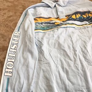 Hollister long sleeve polo